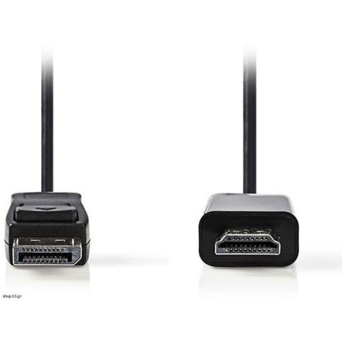 ΚΑΛΩΔΙΟ DISPLAYPORT NEDIS TO DISPLAY PORT MALE CCGP37100BK20 2.00m